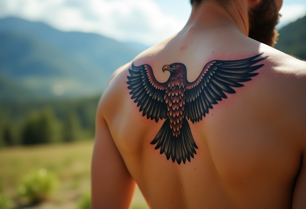 tatouage aigle